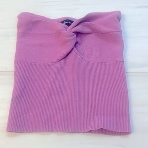 Olivaceous Strapless Knit Tube Top